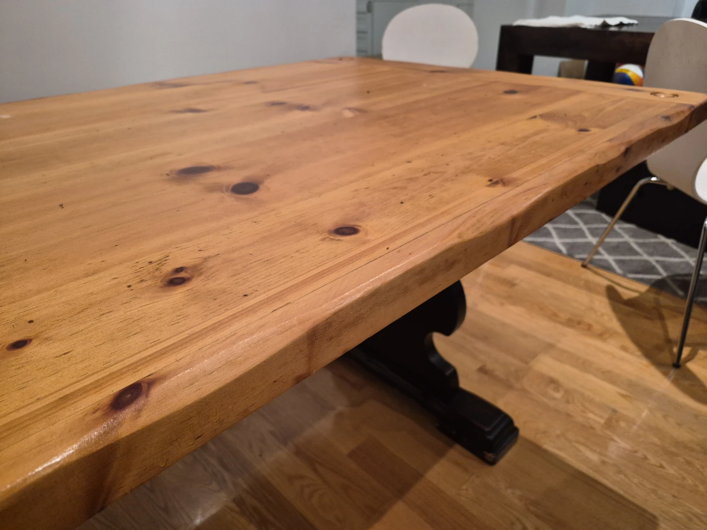 Rustic Pine Extendable Dining Table - photo 4