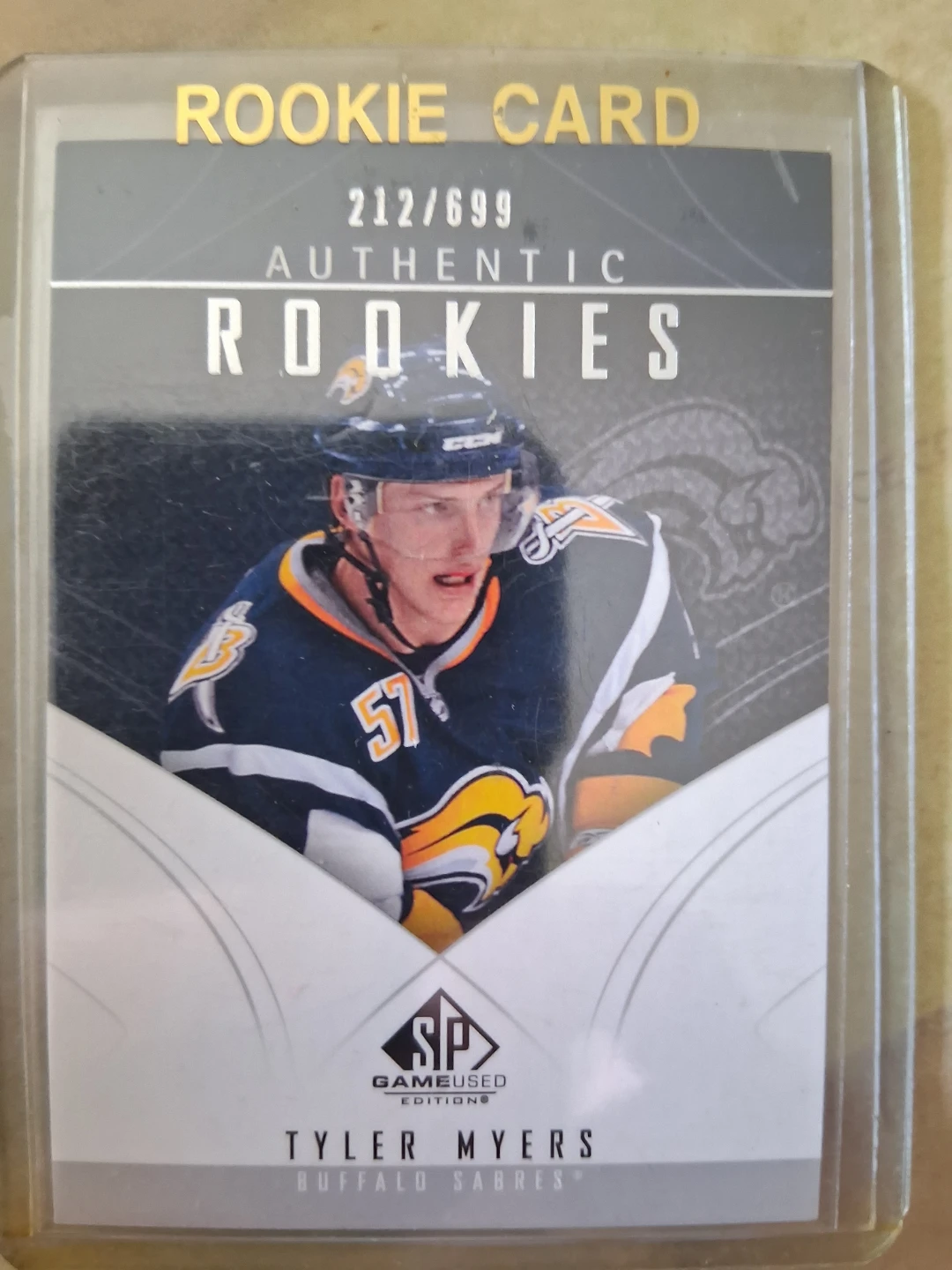 Tyler Myers 2009-10 SP Game Used Rookie Card