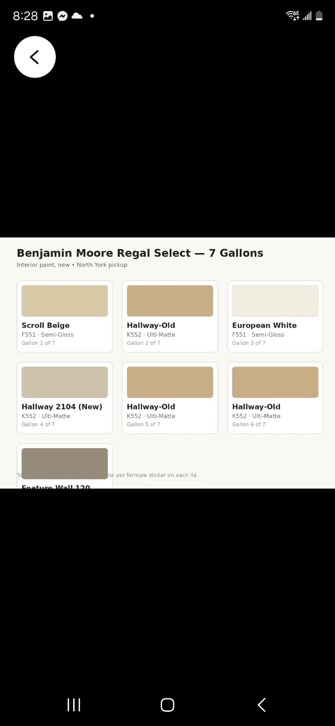 7 Gallons Benjamin Moore Regal Select Interior Paint new