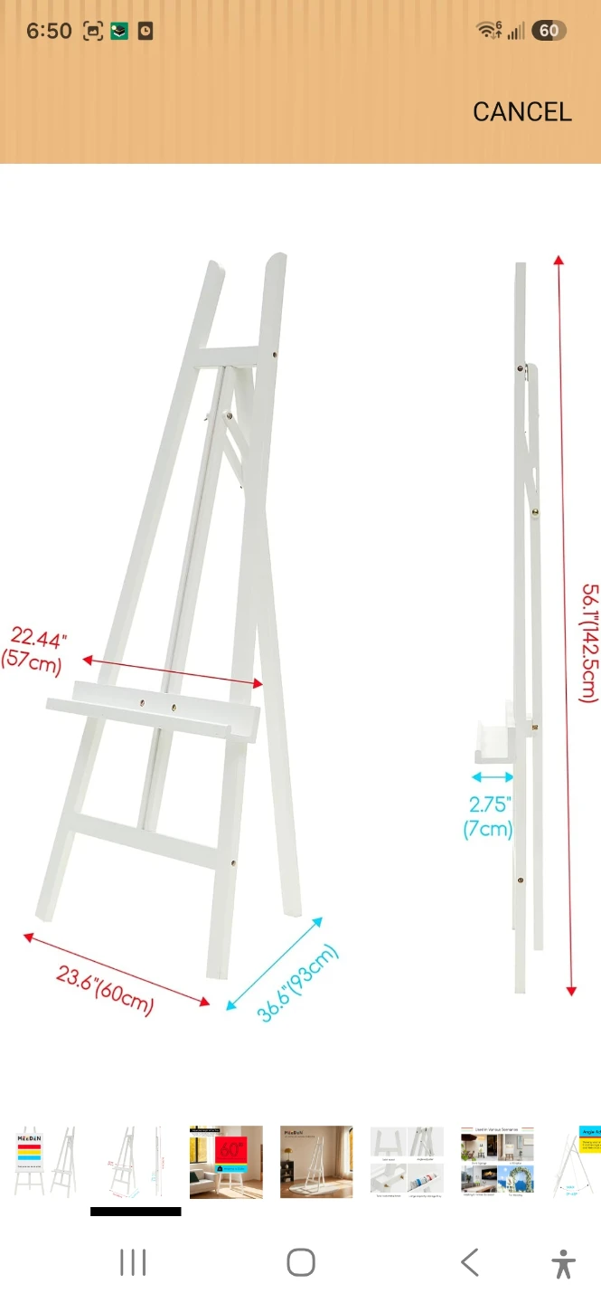 MEEDEN Solid Wood Studio Easel - photo 3