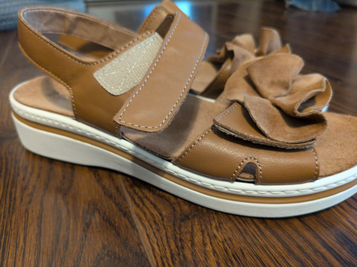 Ron White brown leather sandals - photo 4