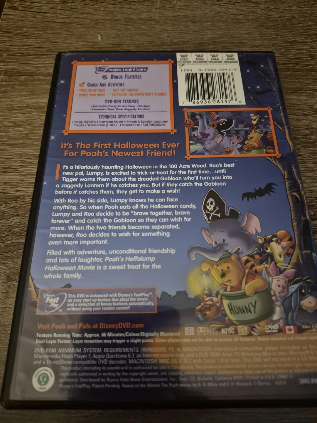 Pooh's Heffalump Halloween Movie DVD - photo 2