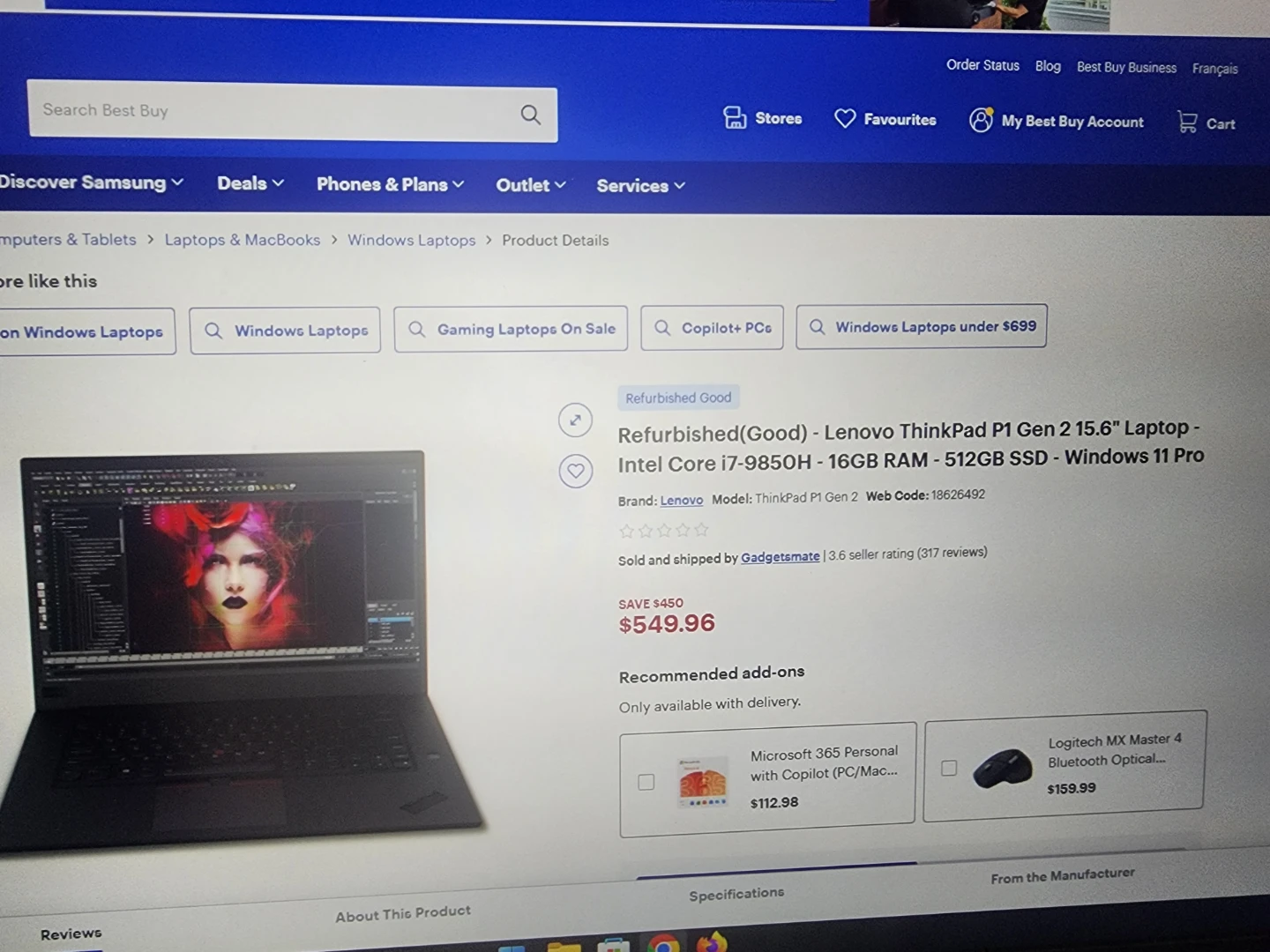 Lenovo ThinkPad P1 Gen 2 Laptop - photo 4