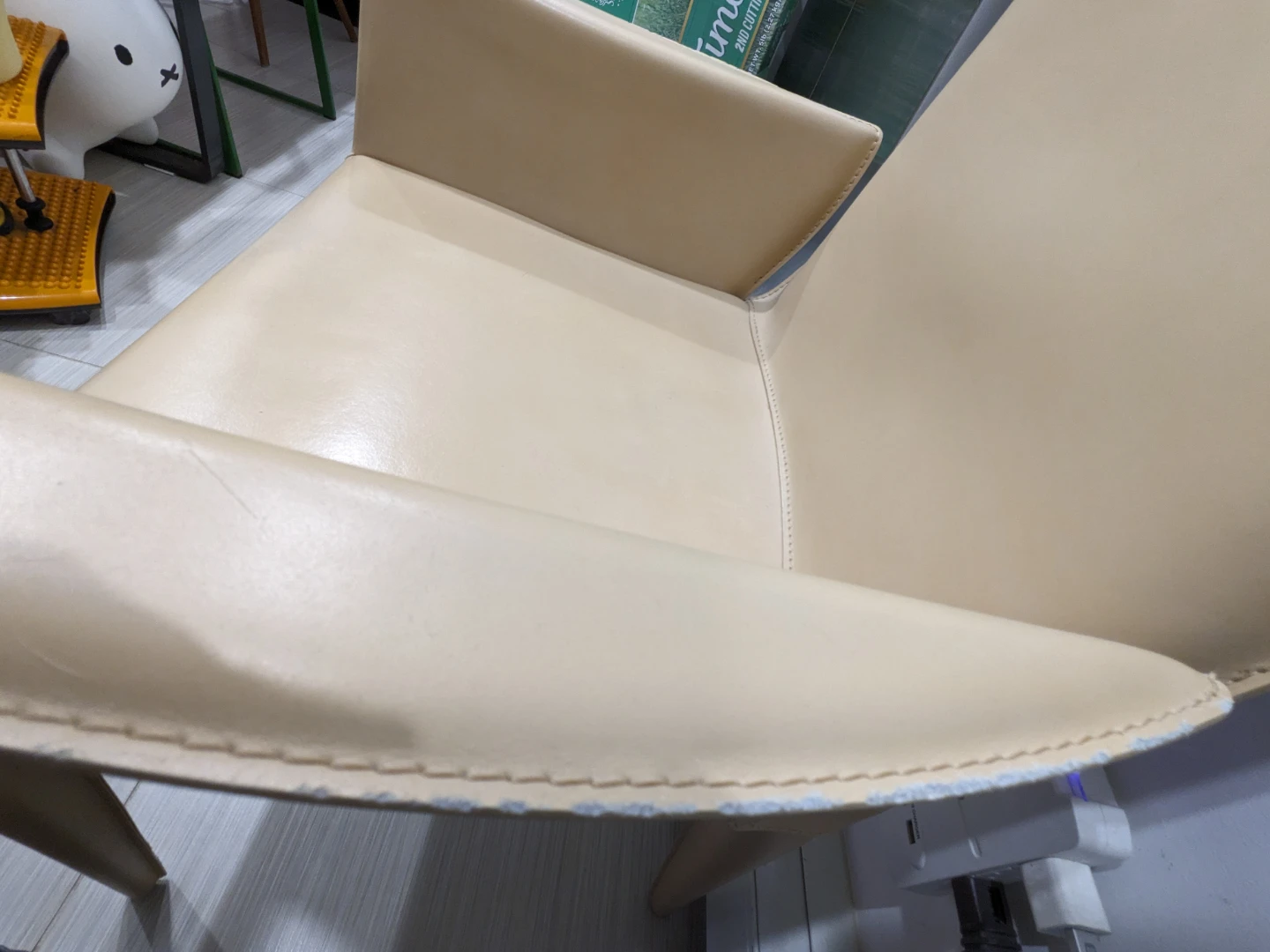 Bottega Arm Chair Set of 2 Beige - photo 5