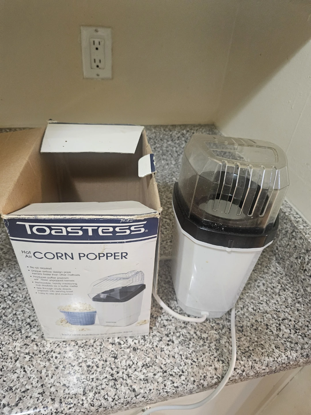 Toastess Hot Air Corn Popper - photo 2