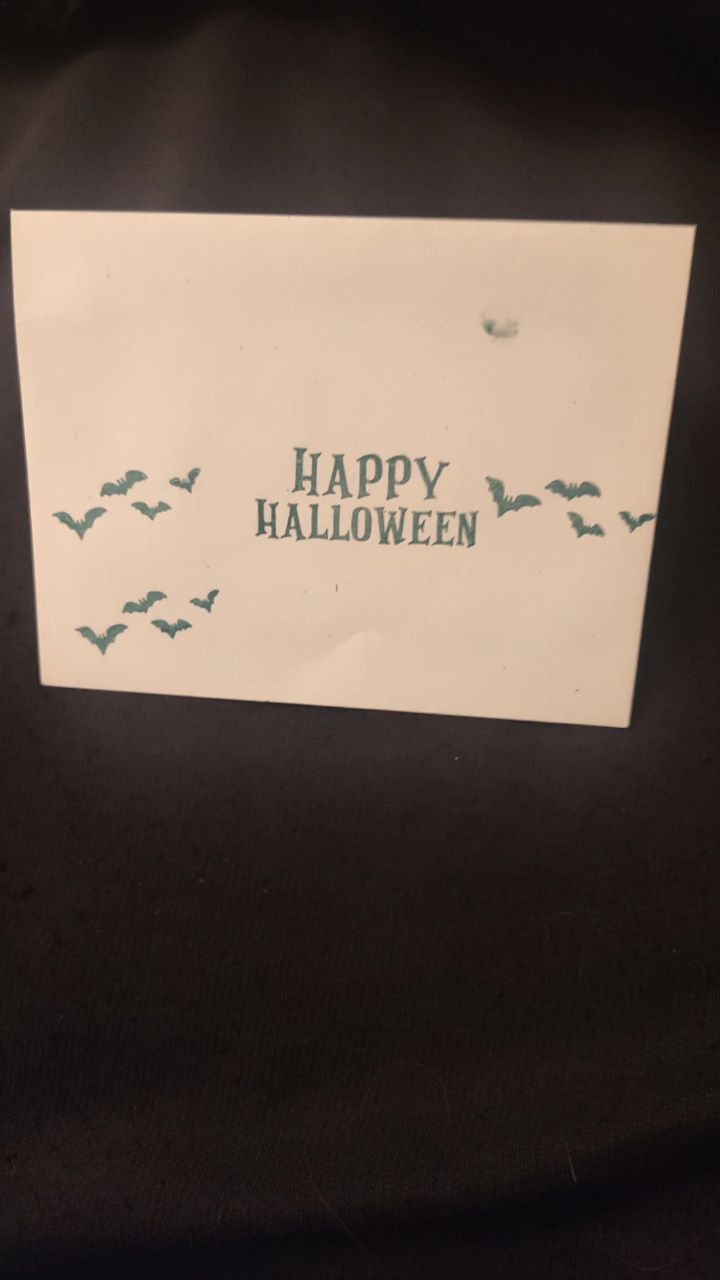 Handmade Halloween Greeting Card - photo 3