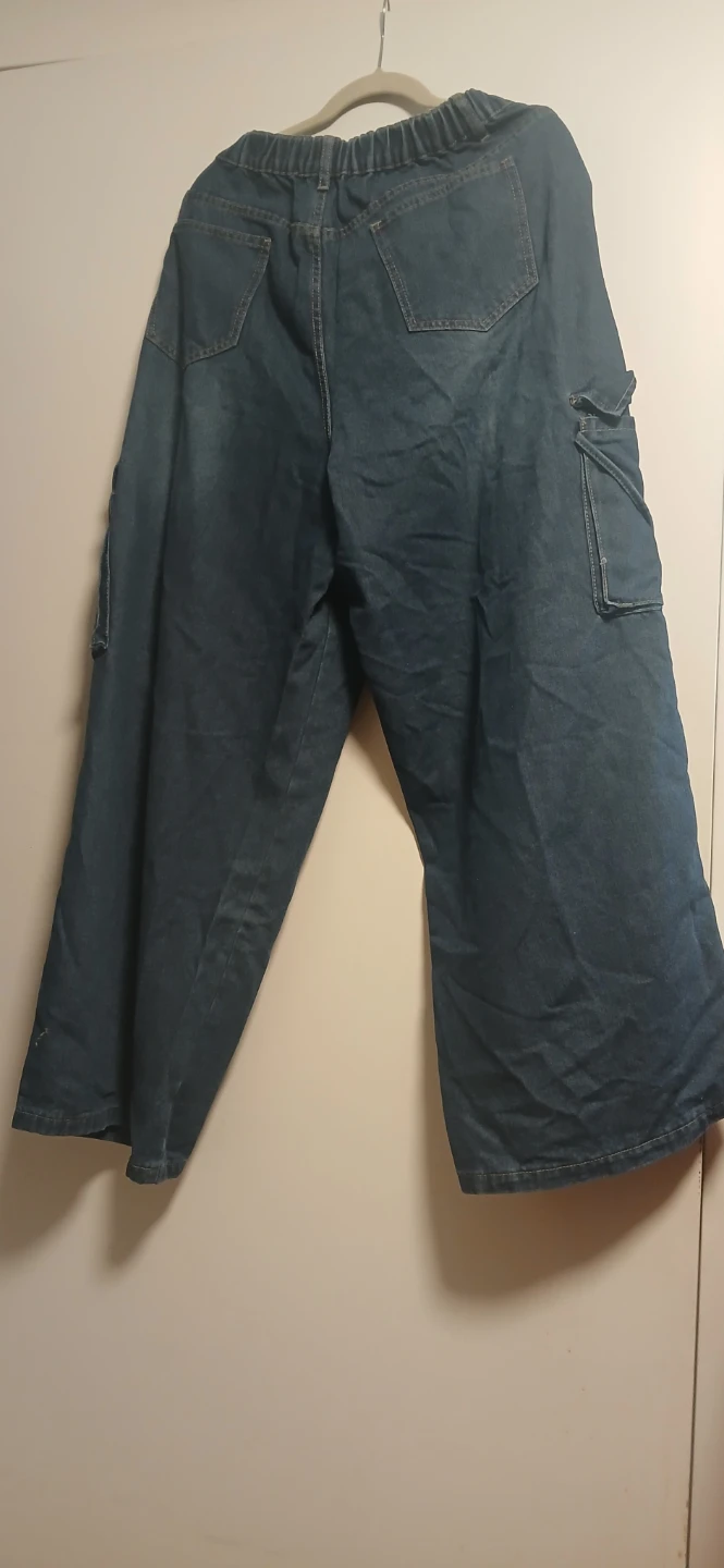 Dark Denim Cargo Pants - photo 2