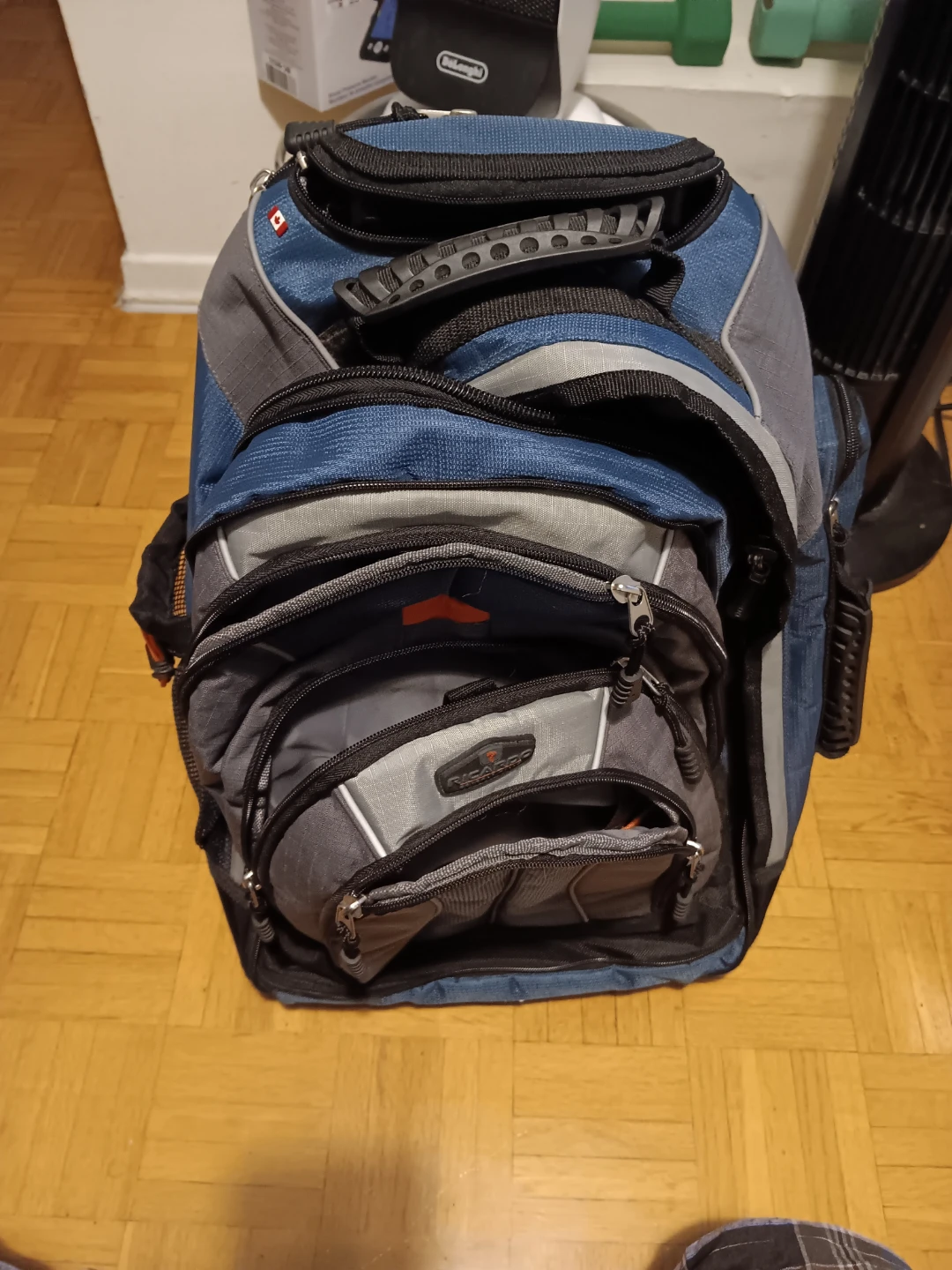 Ricardo Rolling Backpack Blue/Grey