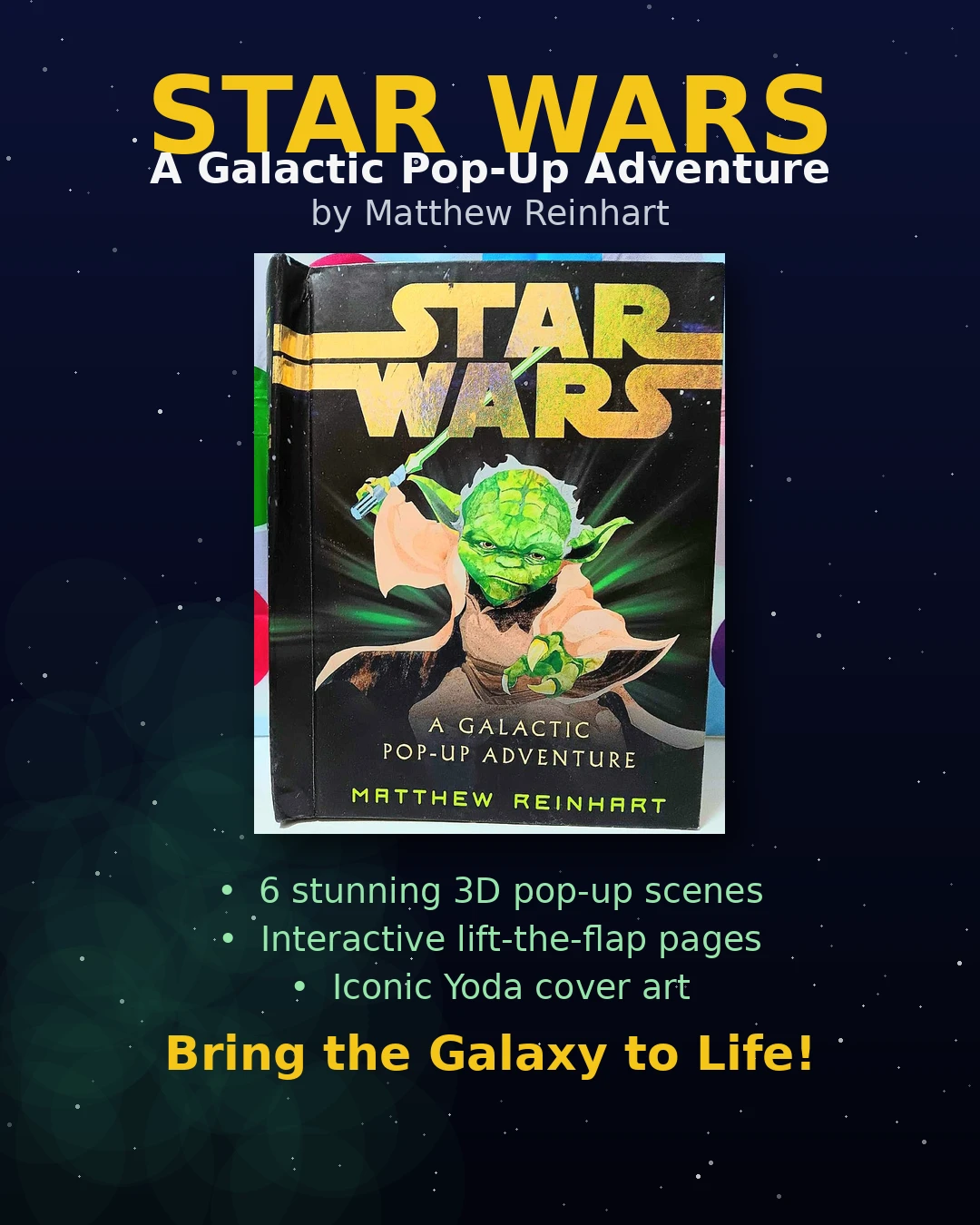 📚Star Wars: A Galactic Pop-Up Adventure by Matthew Reinhart📚