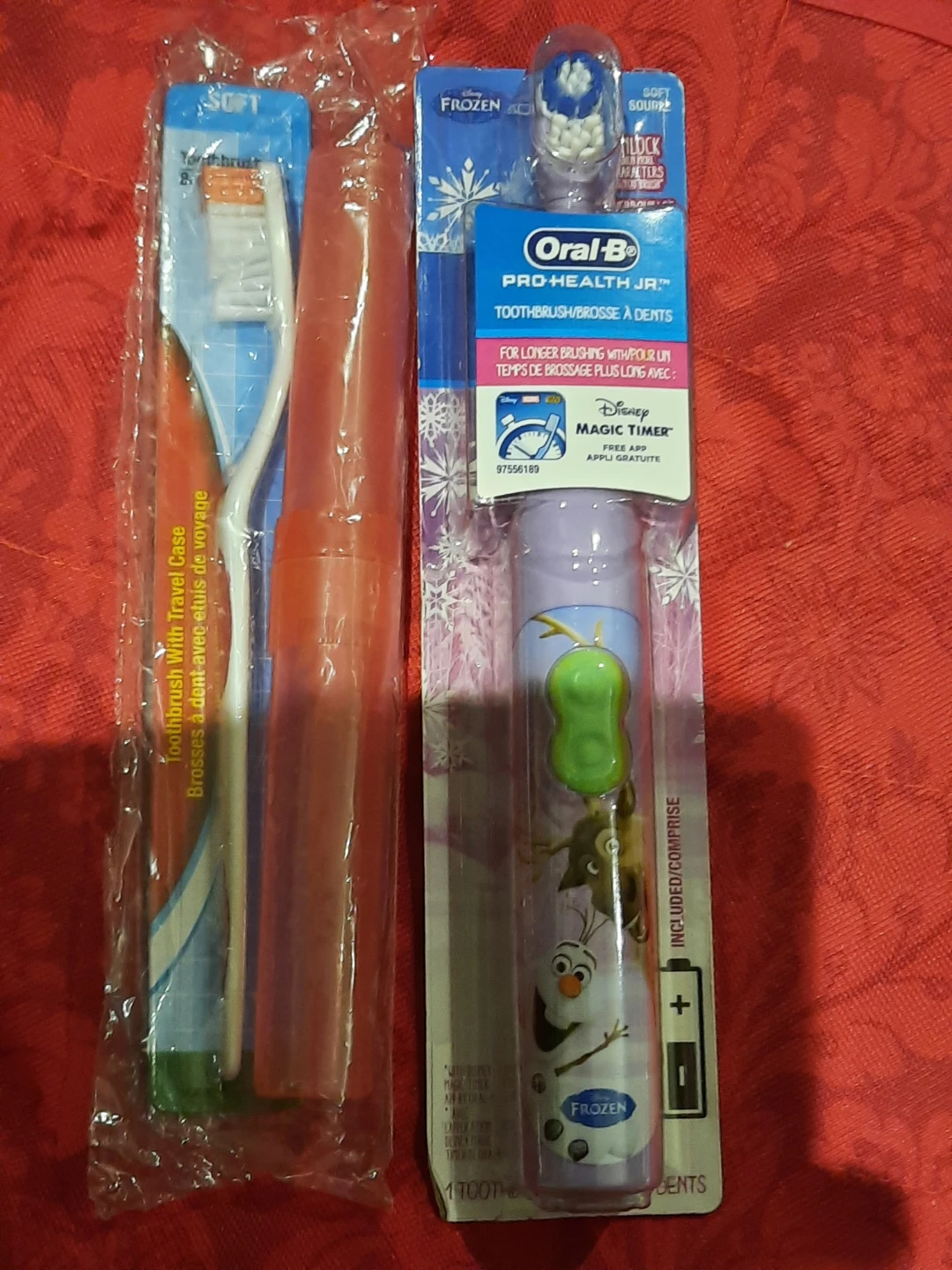 Oral-B Frozen Kids Battery Toothbrush & Manual Toothbrush