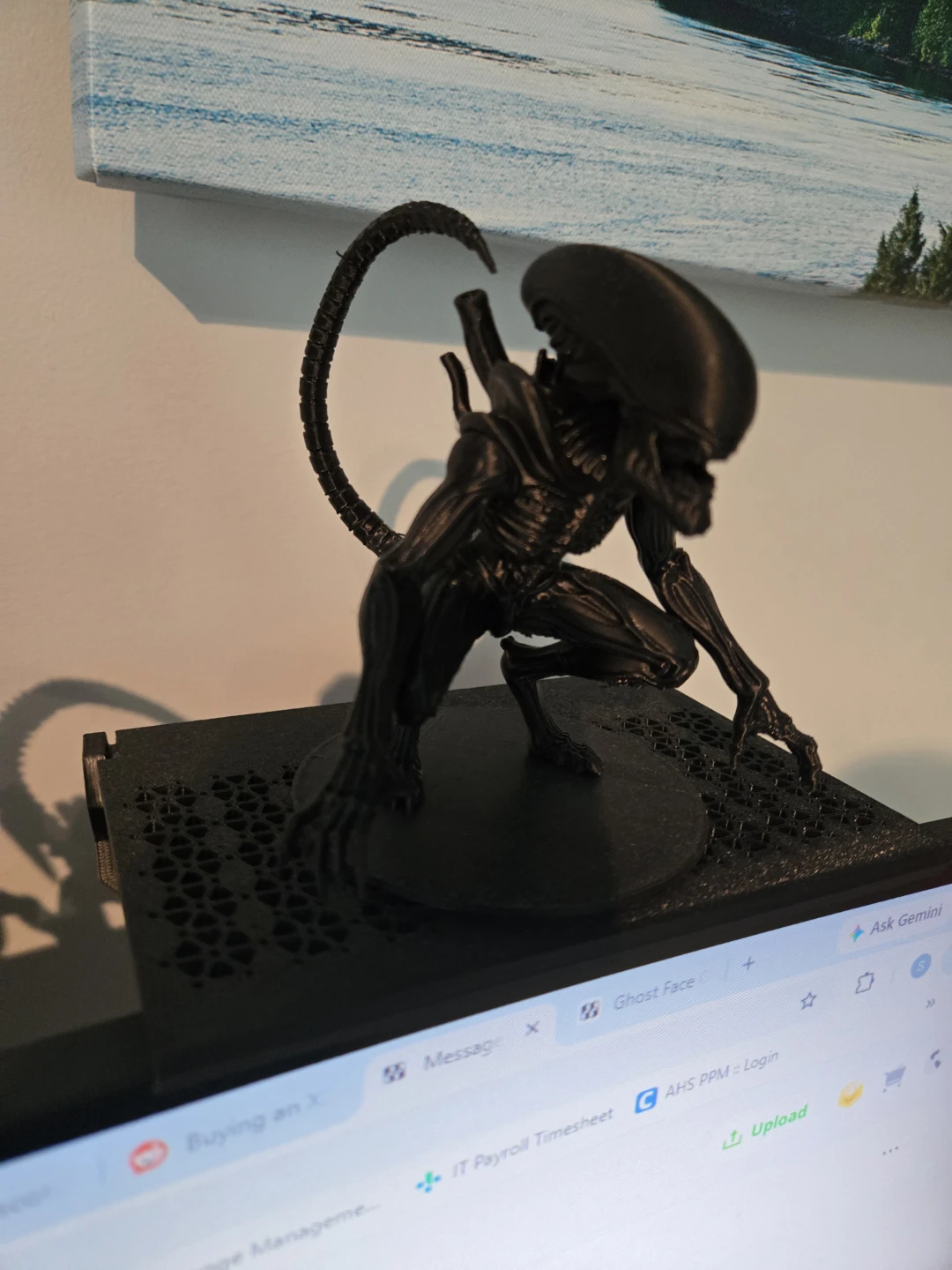 3D Printed Alien Xenomorph Figure