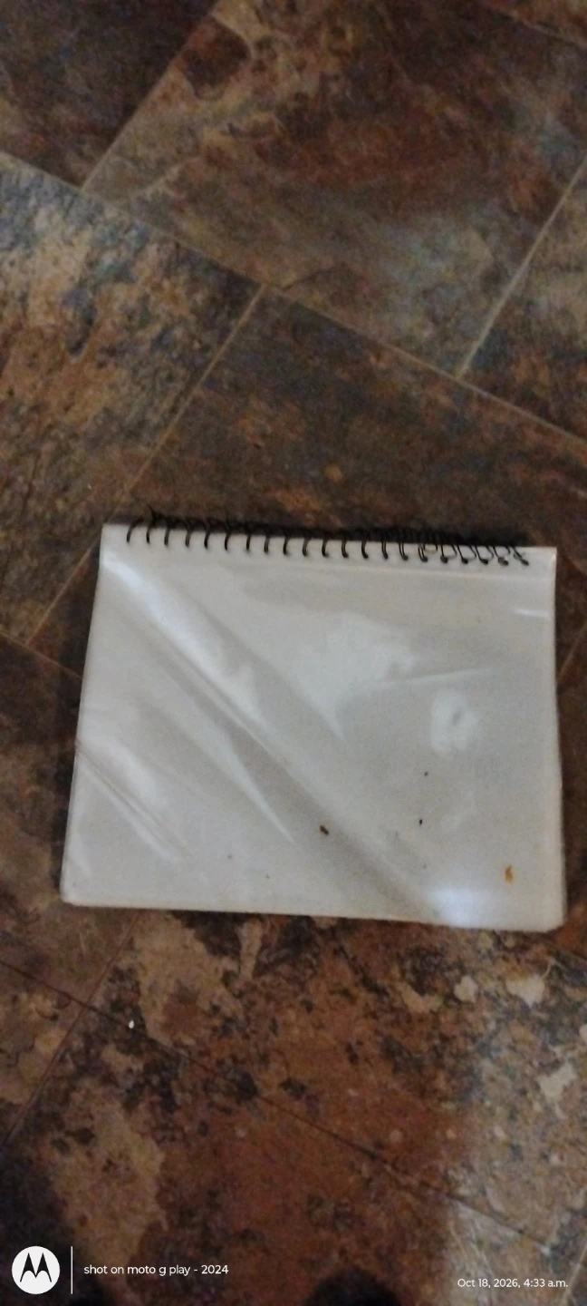 Spiral Bound White Notebook