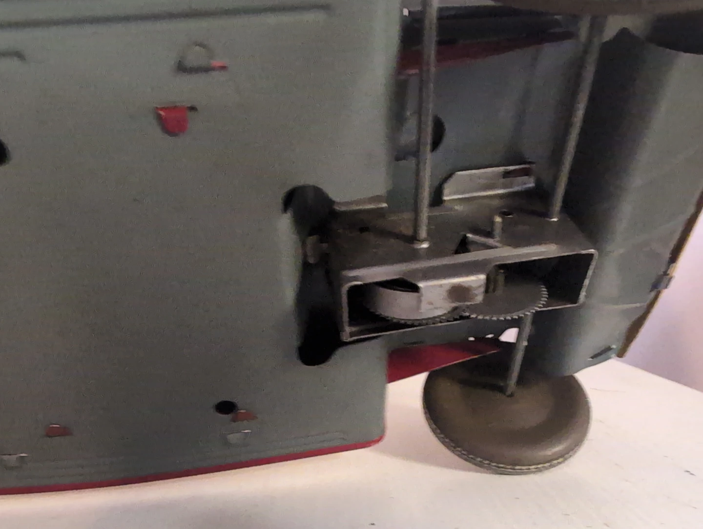 Vintage Tin Fire Engine Toy - photo 5