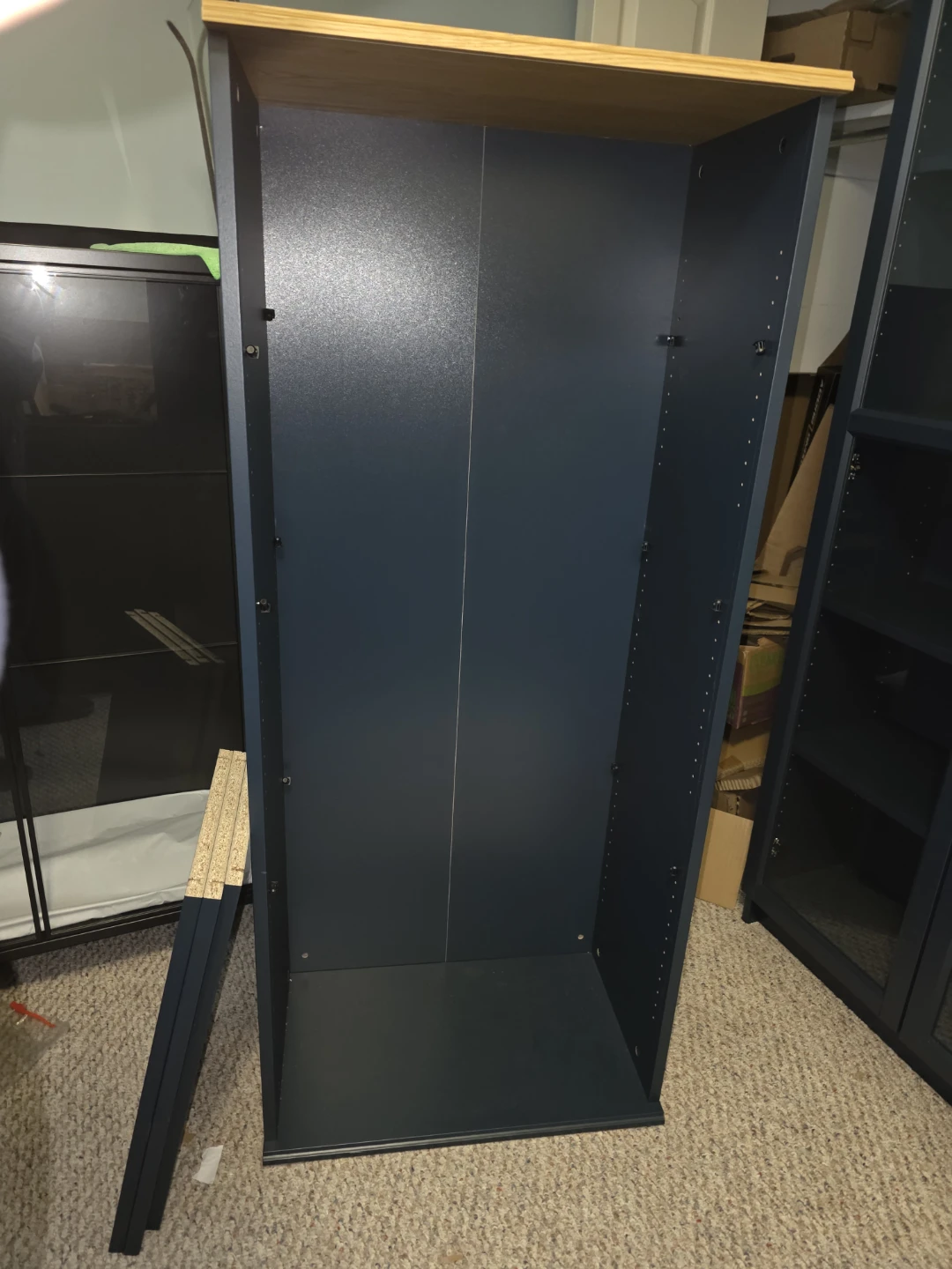 Brand New IKEA SKRUVBY Bookcase Dark Blue