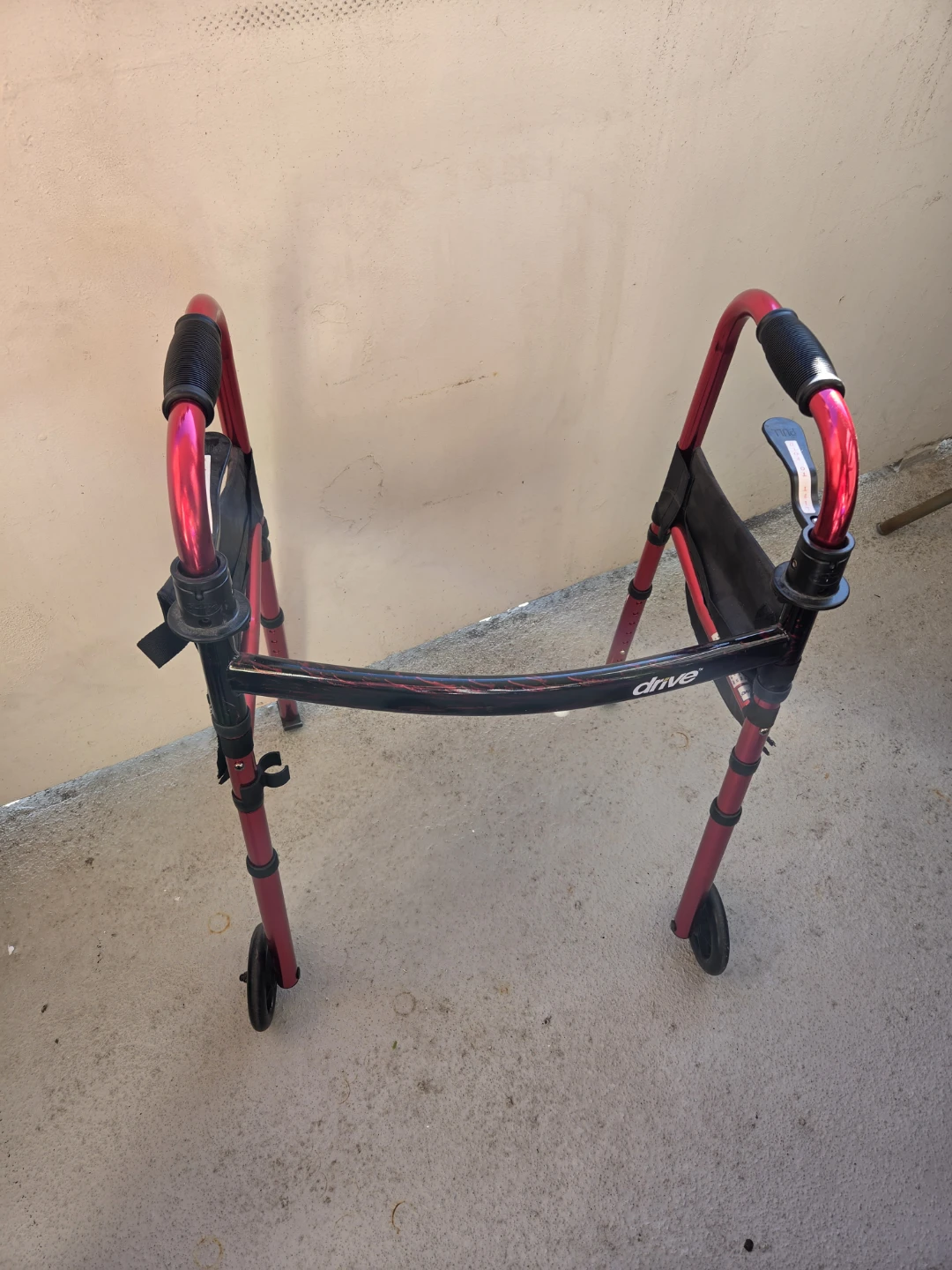Drive Medical Red Folding Walker - photo 2