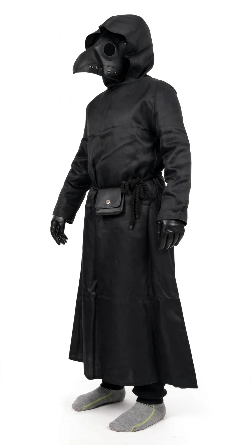 Kids' Grim Reaper costume and Plague doctor