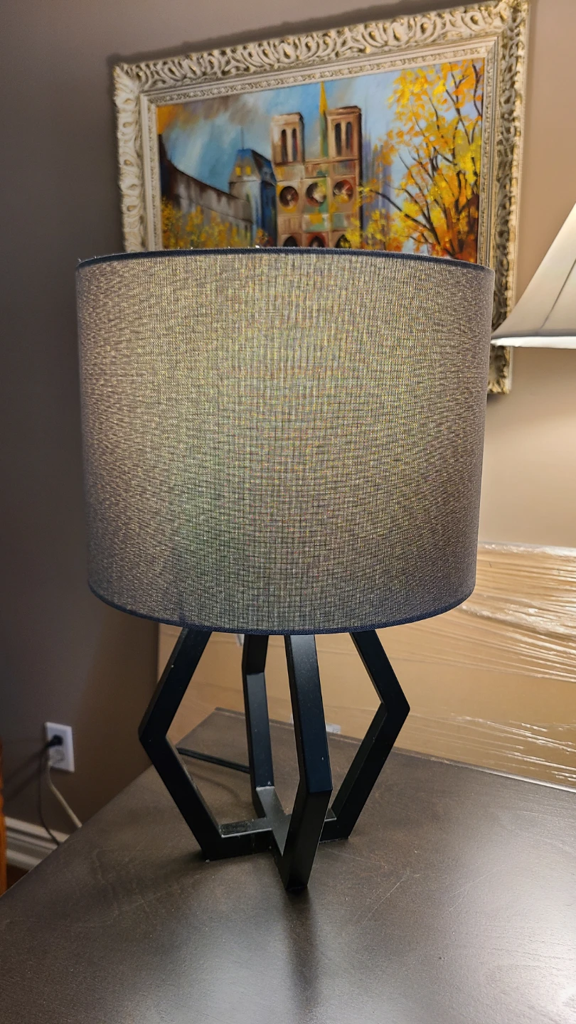 Set of 2 Geometric Table Lamps - photo 2