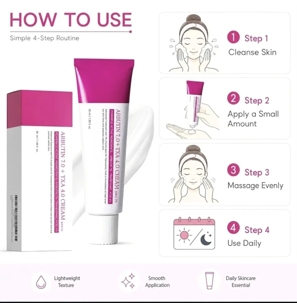 Arbutin 7.0 + TXA 4.0 Brightening Cream - photo 2