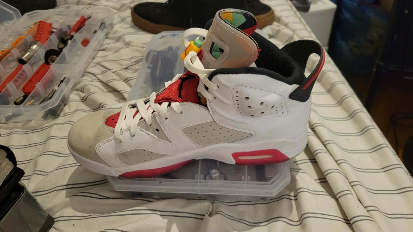 Nike Air Jordan 6 Retro Hare Sneakers - photo 3