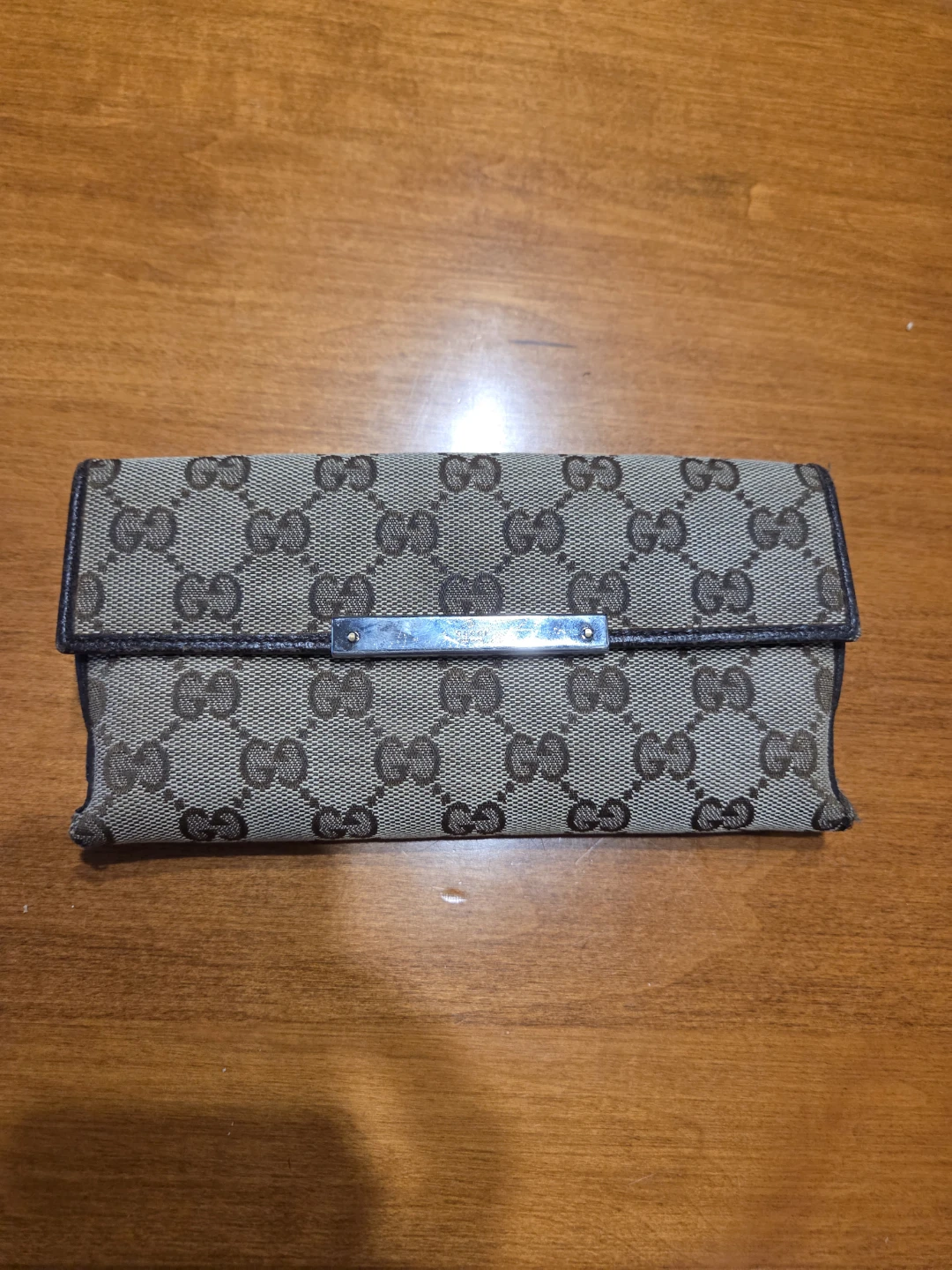 Gucci GG Canvas Long Wallet