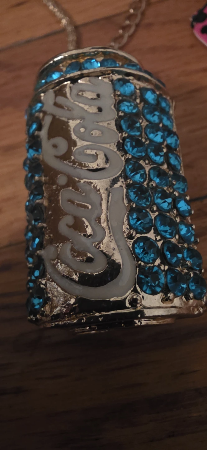 Betsey Johnson Coca-Cola Can Necklace