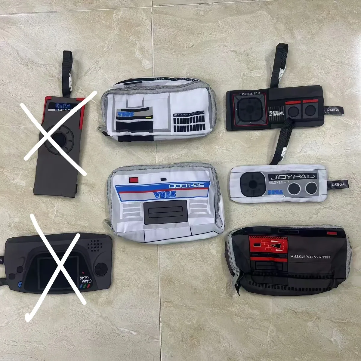 SEGA gaming console themed Control Pad Pouch