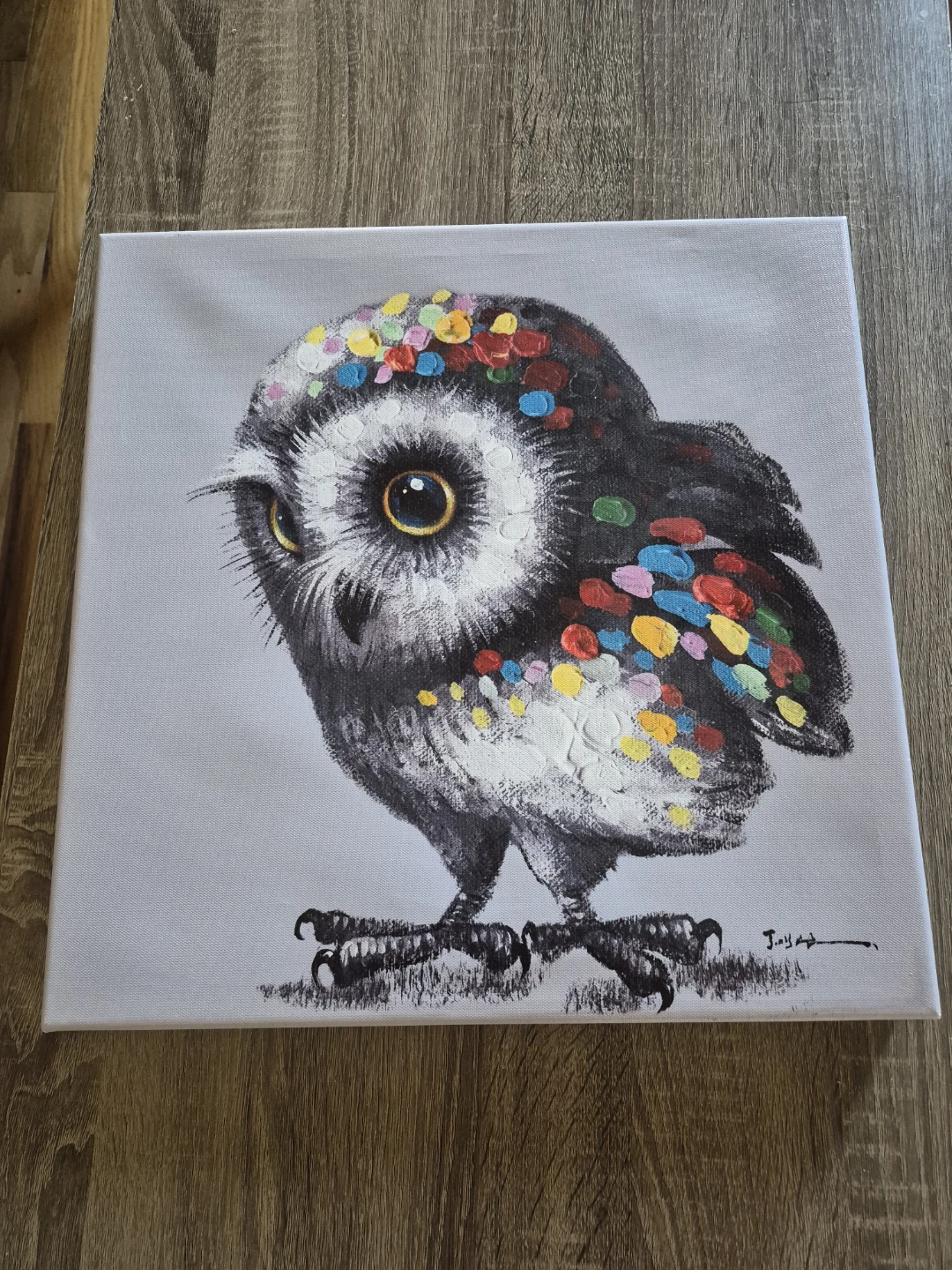 Reomlineart Owl Canvas Print