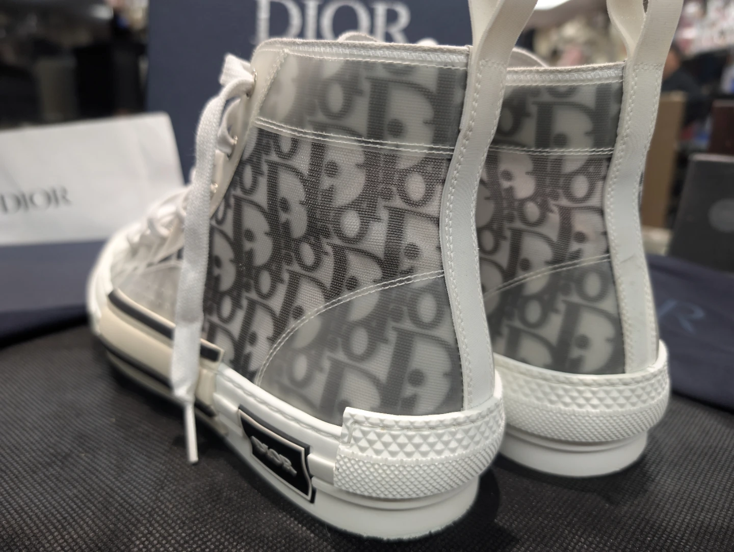 Dior B23 High-Top Sneakers in Oblique - photo 3