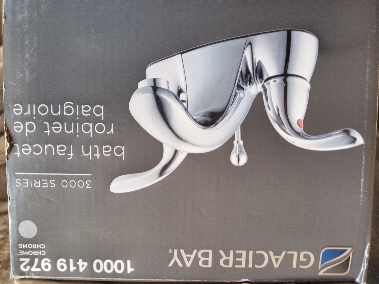 Glacier Bay 3000 Series Chrome Bath Faucet - photo 3