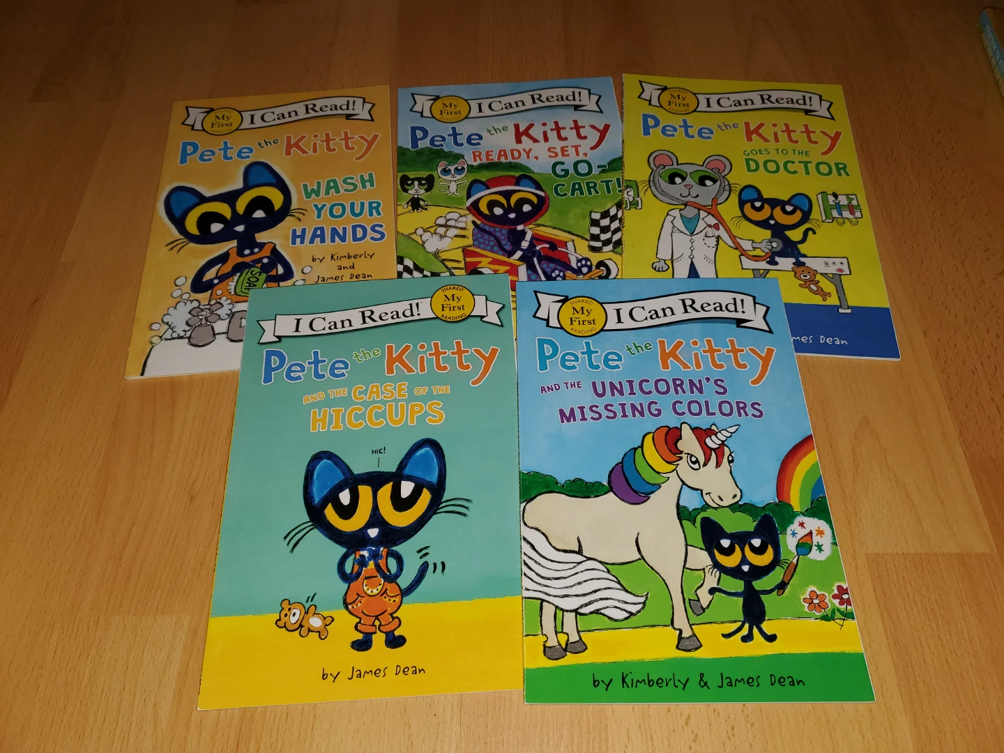 ($3 each, or $10 for all 5 books) Pete the Kitty Books