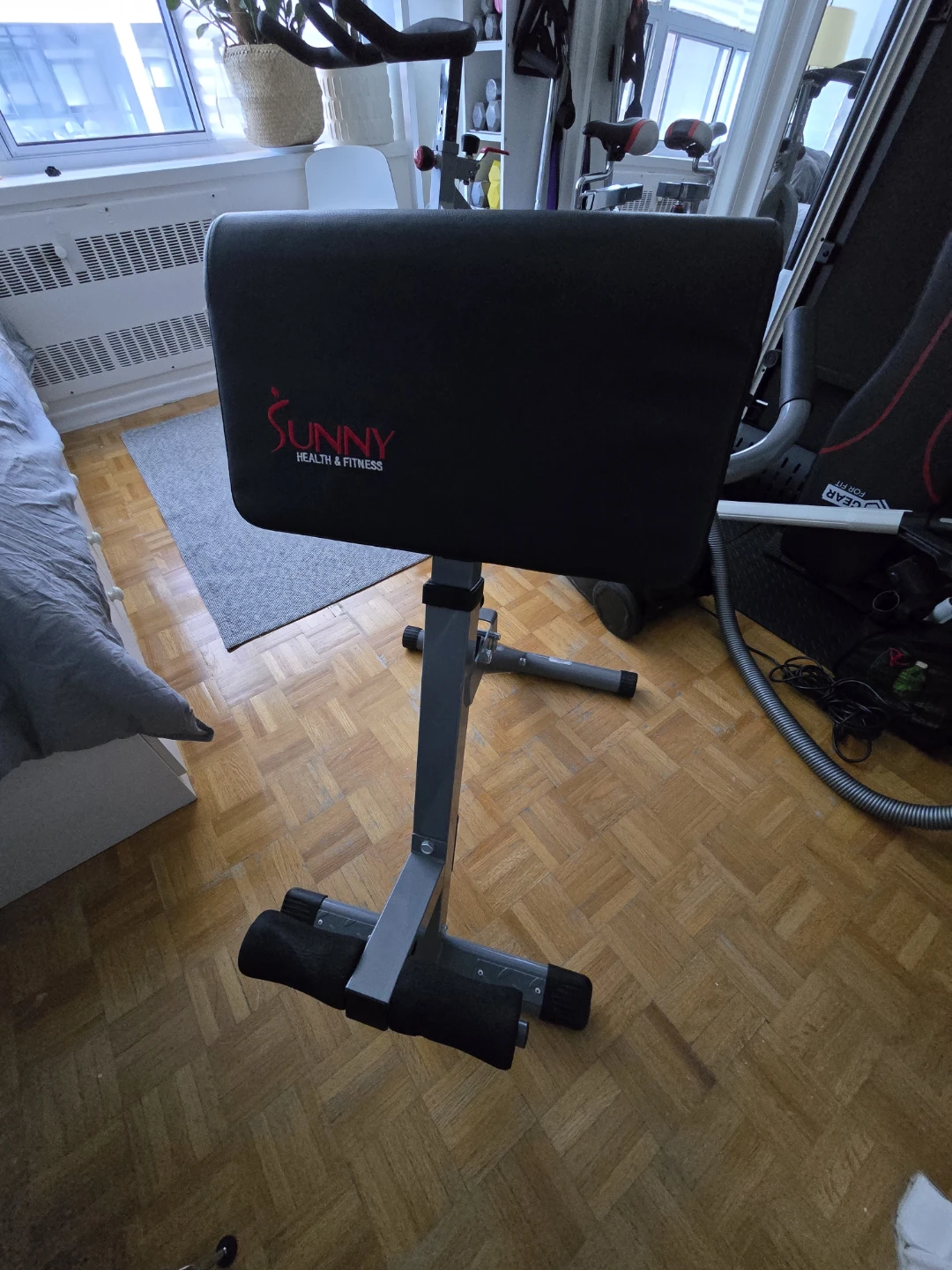 Sunny Health & Fitness back extension bench