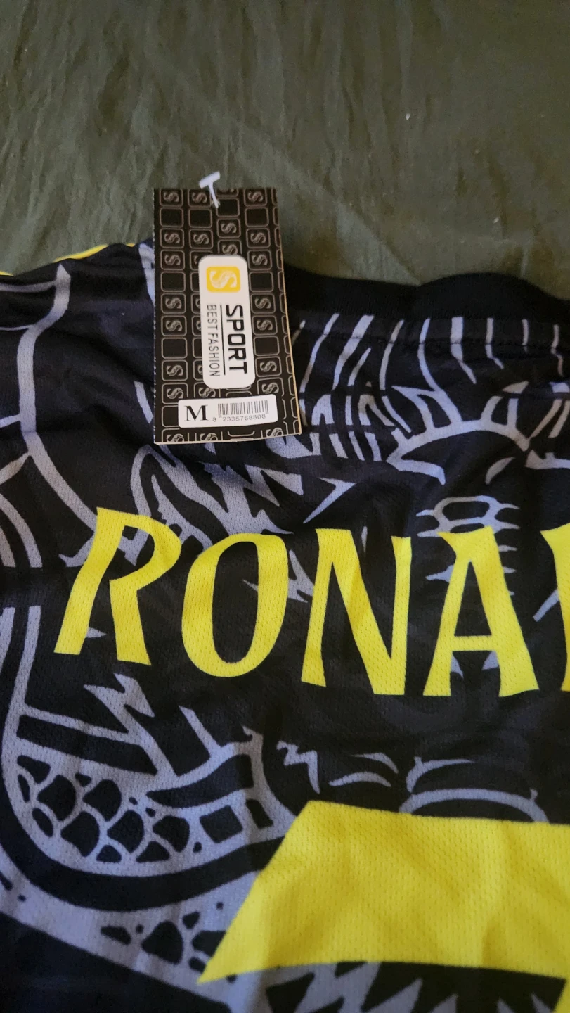Ronaldo Soccer Jersey and Shorts Set Size M