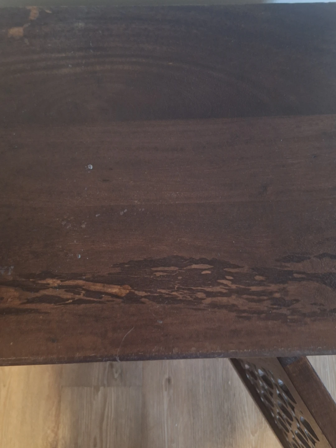 Dark Wood Bedside Cabinet - photo 4