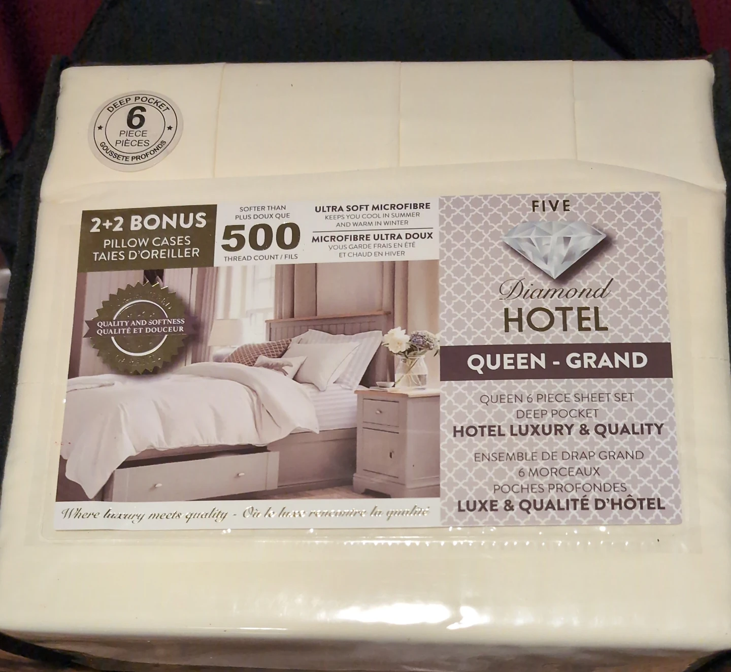 Queen bed Sheet Set +4 pillow cases - photo 2