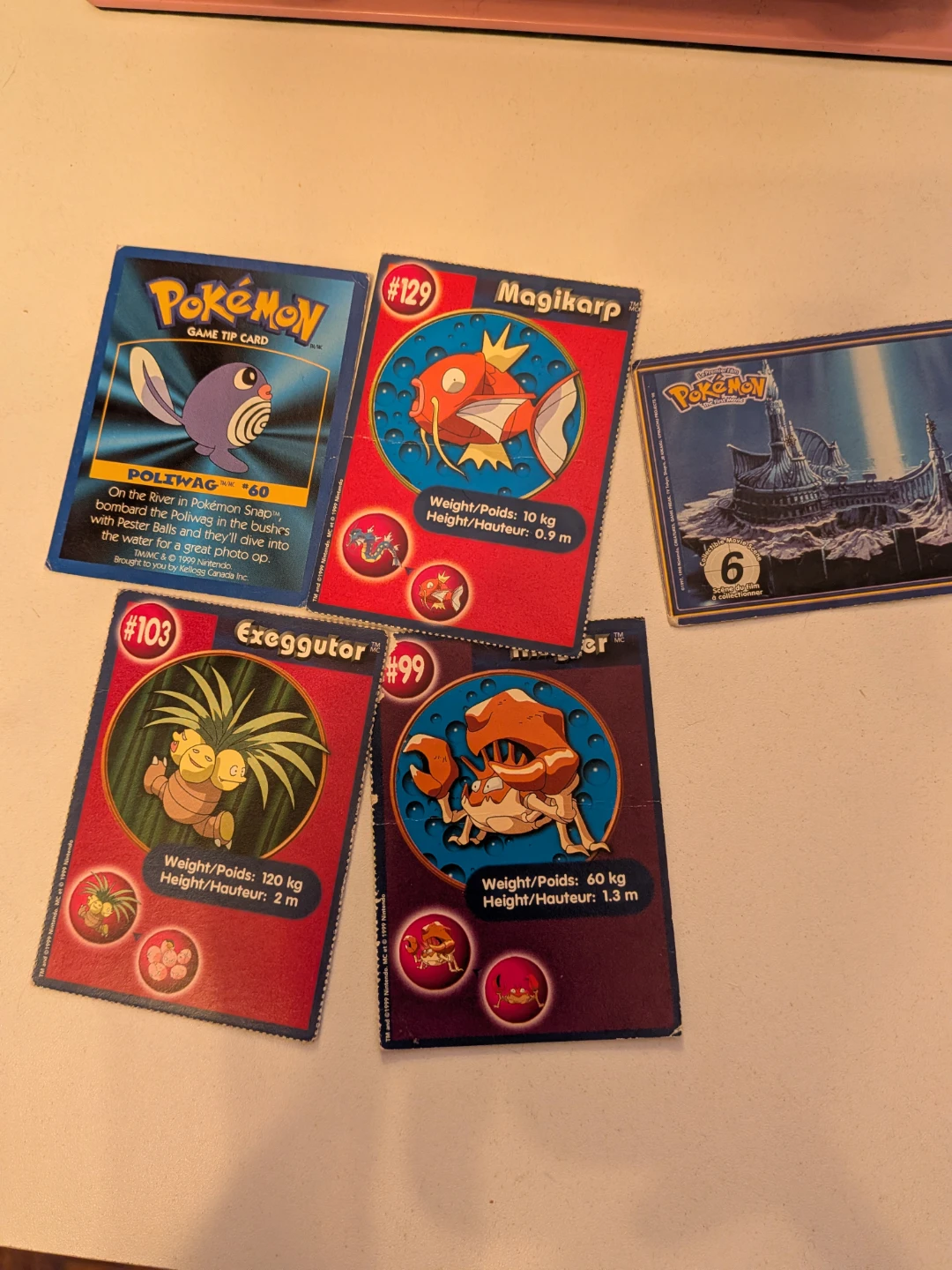 Vintage 1999 Pokemon Kellogg's Collectible Cards - photo 4