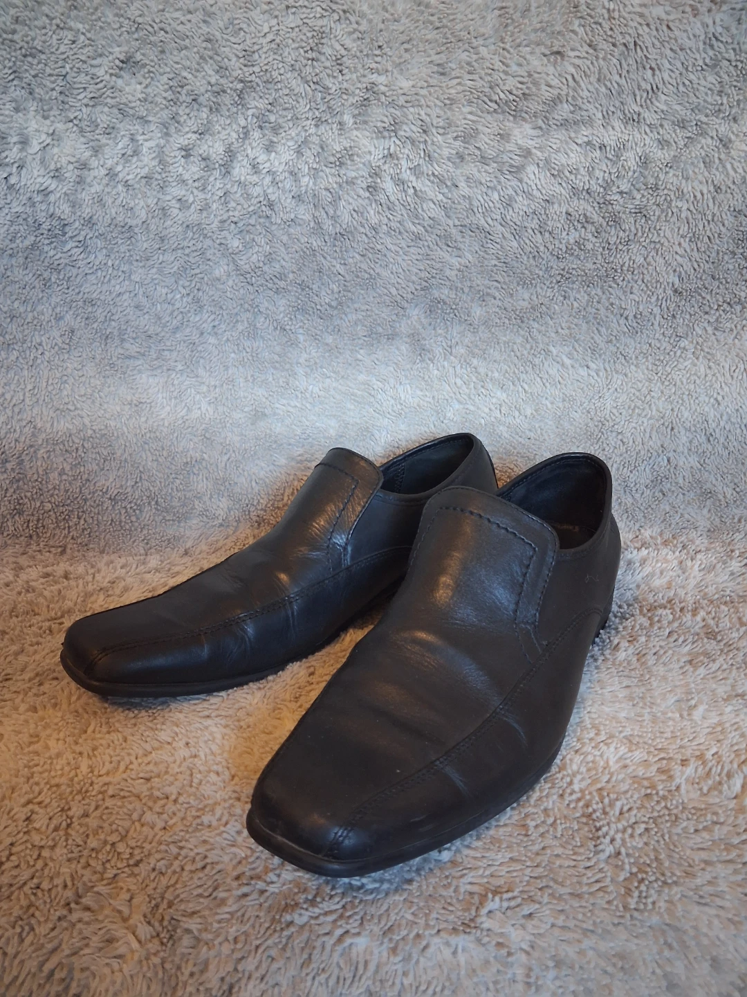 Fieri Black Dress Shoes Slip On's