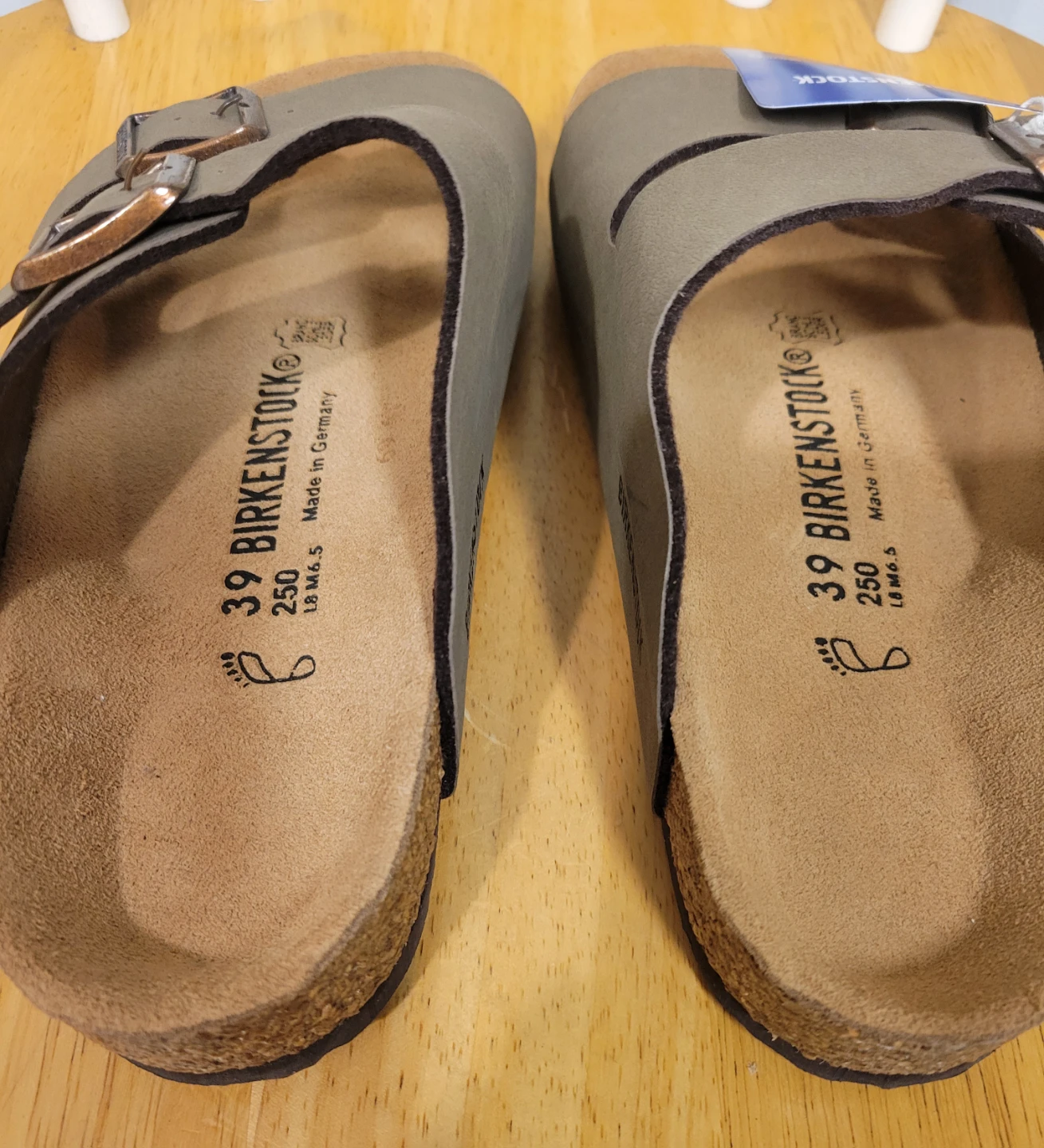 NEW Birkenstock Women's Arizona Stone Sandals Sz 39 / 9 - 9.5 - photo 5