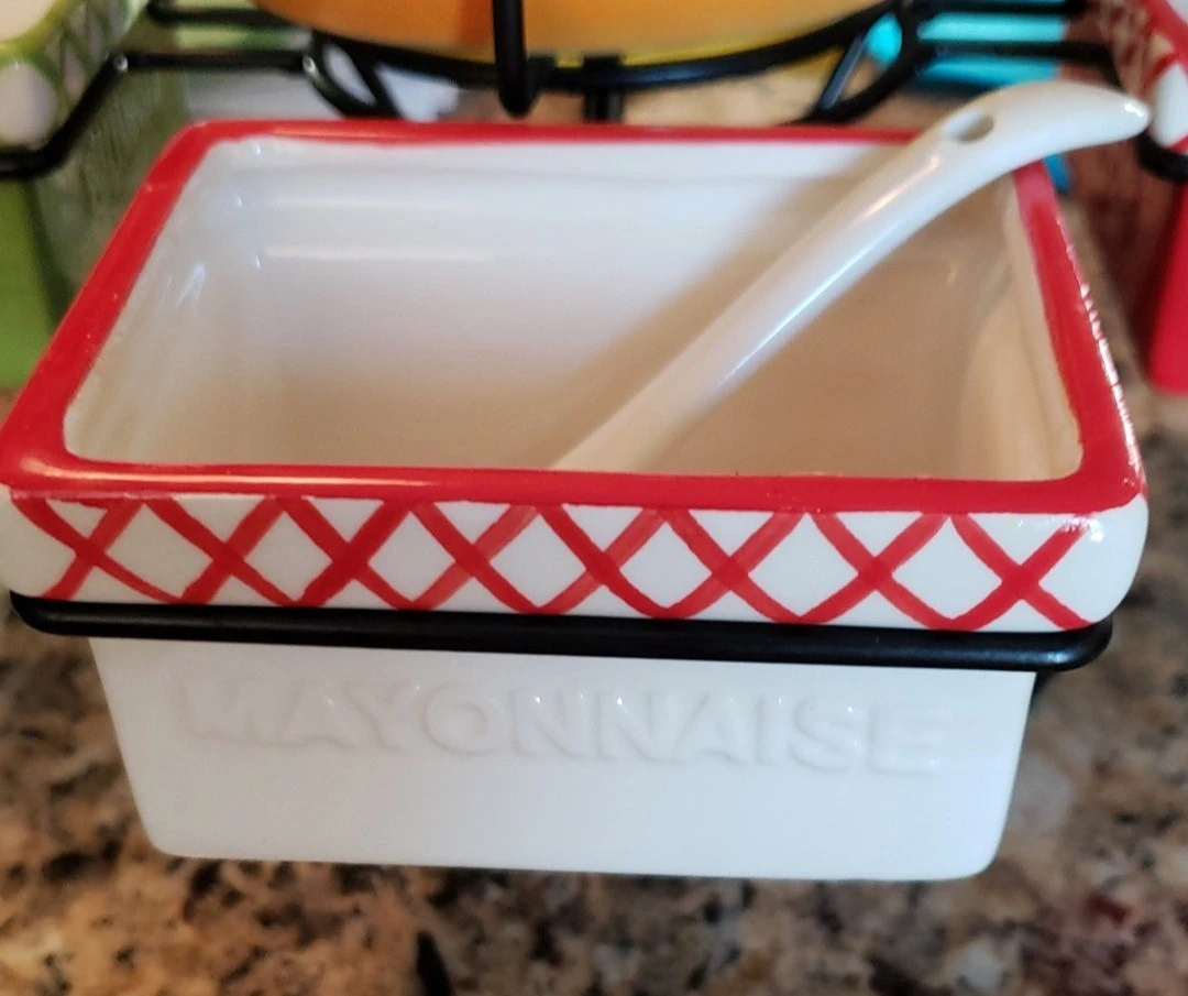 Pier 1 Imports Hamburger Condiment Server Set - photo 5