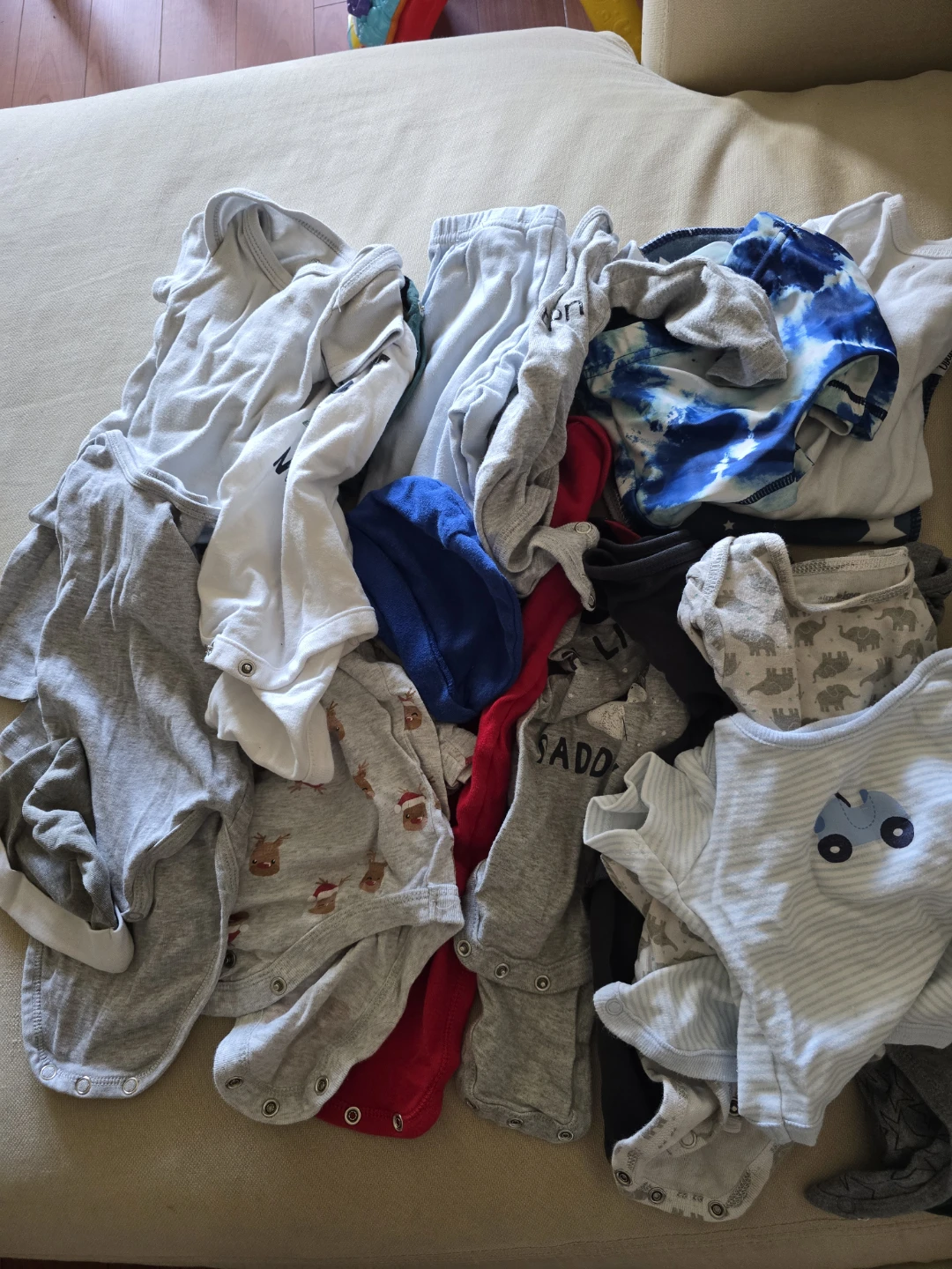 Assorted Baby Onesies and Clothing Bundle 3-6 months