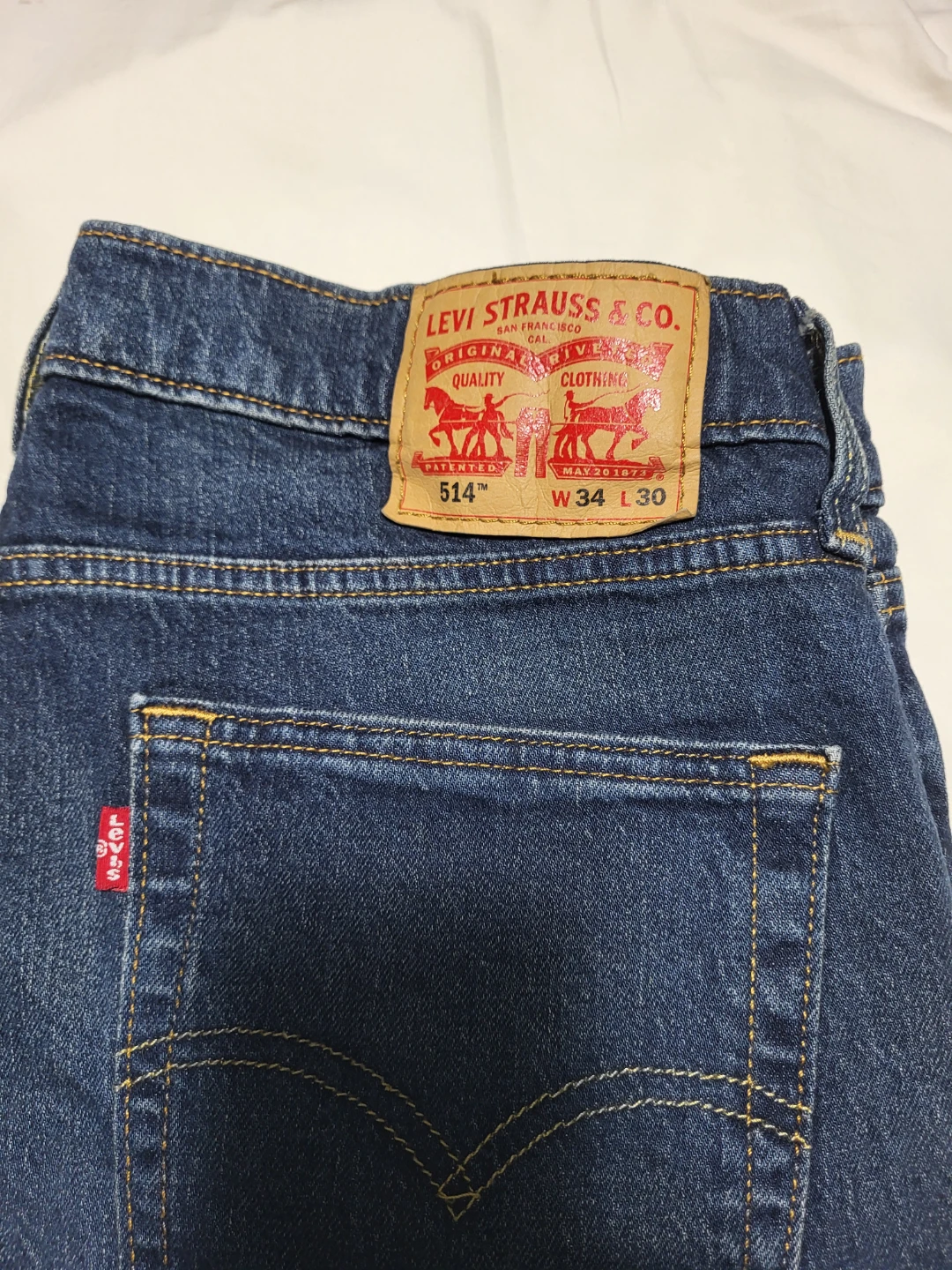 Levi's 514 Straight Leg Jeans W34 L30 - photo 2