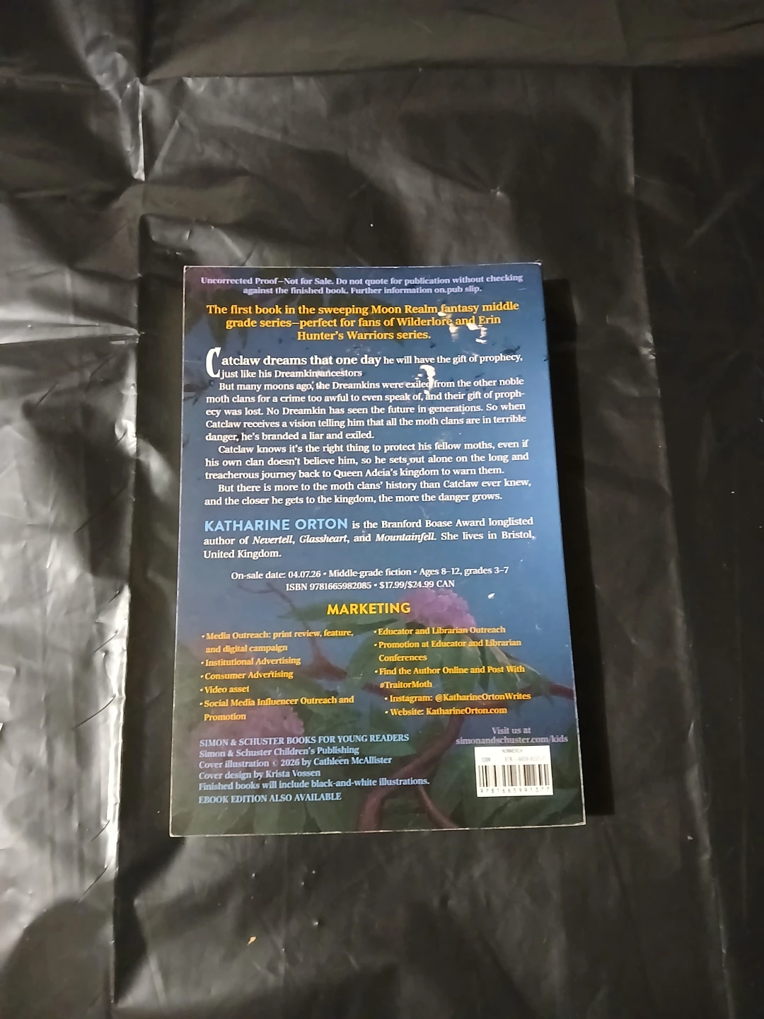 The Traitor Moth by Katharine Orton - Advance Reader Copy - photo 5