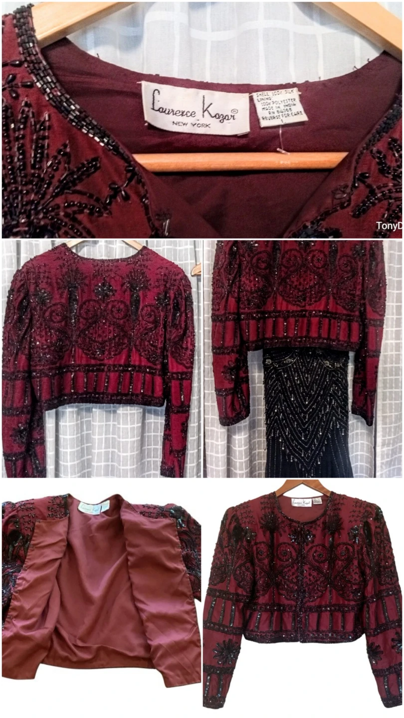 80s designer jacket Laurence Kazar - photo 3