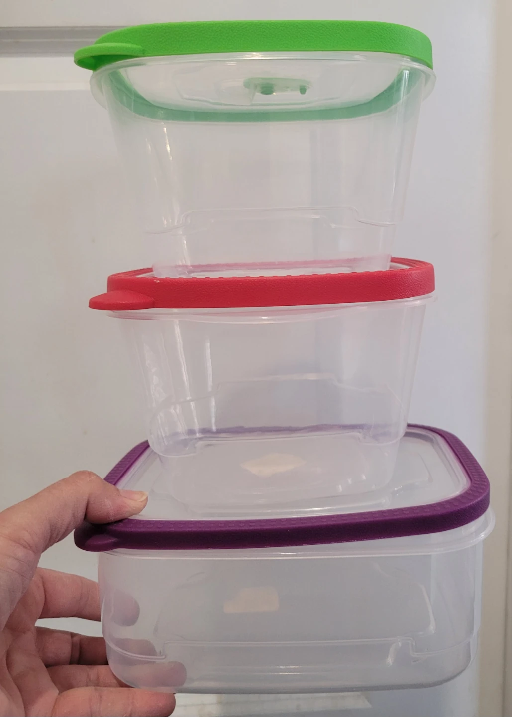 9 for $7 Plastic Food Storage Containers - photo 3