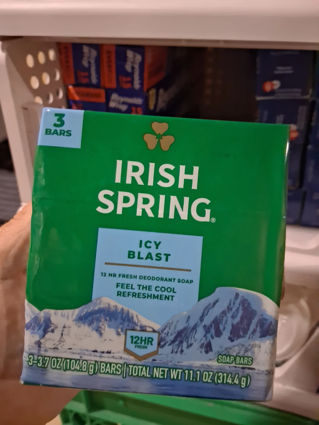 Irish Spring Icy Blast 3-Pack Soap Bars