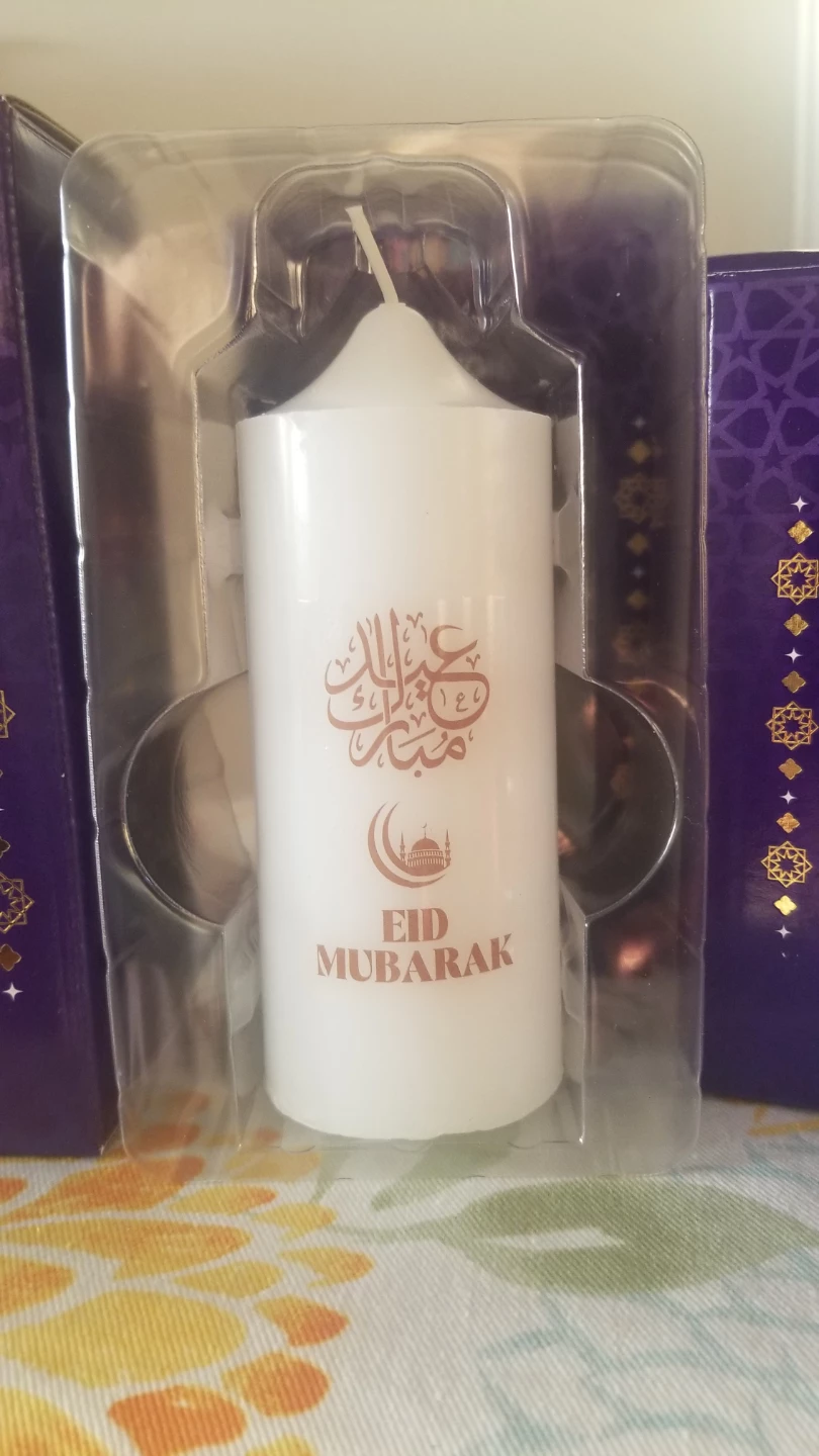 Tomo Eid Mubarak Candle and Holder Set - photo 3