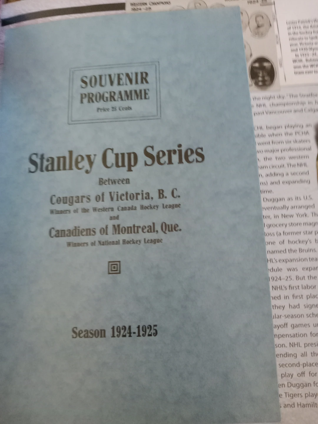NHL History Collector's Book - photo 3