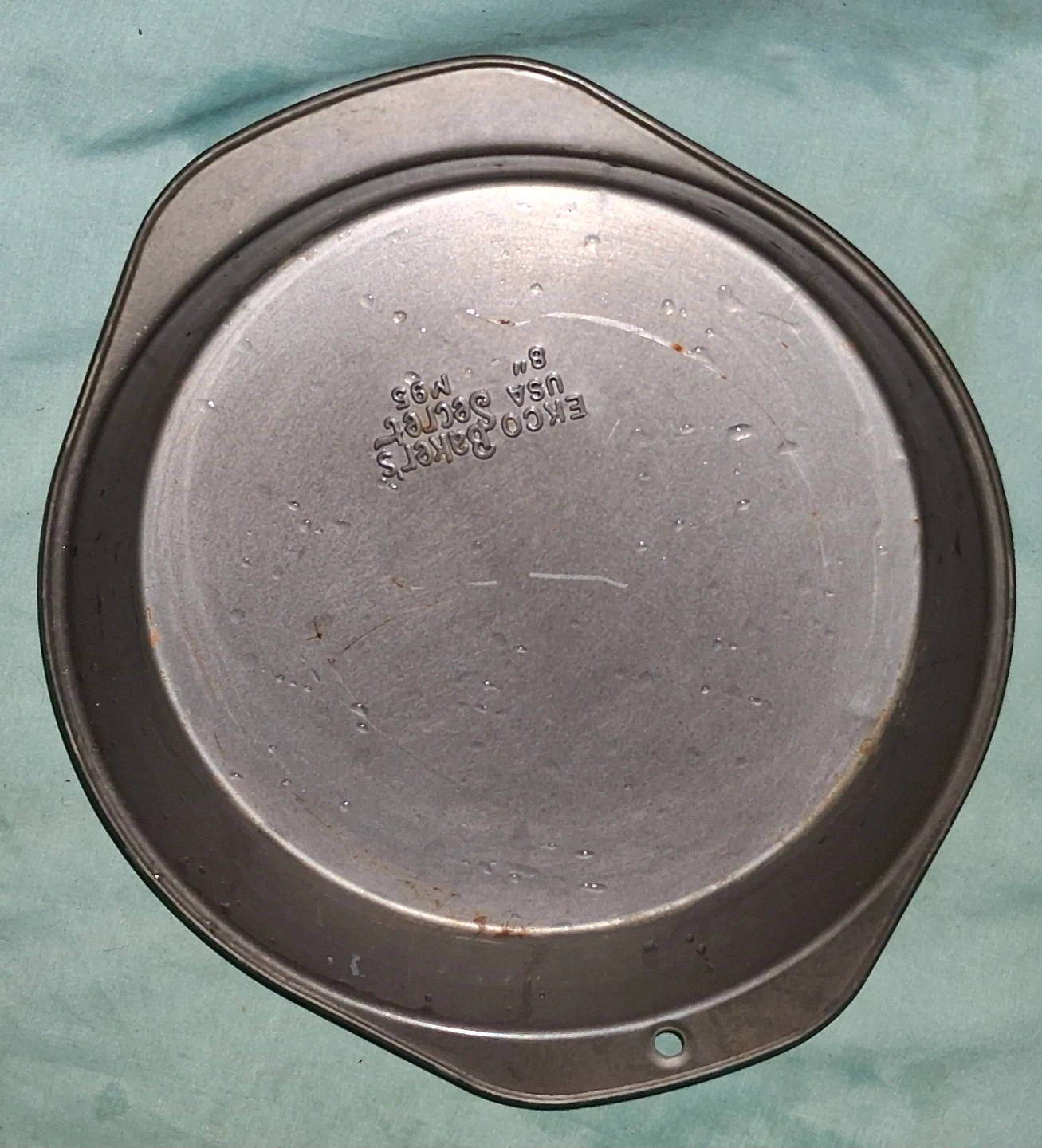 Set Of 4 Vintage EKCO Bakers Secret 8” Cake Pans Made In USA - photo 4