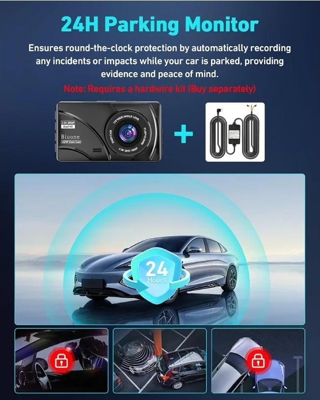 Biuone A21W 2.5K Dash Cam - photo 5