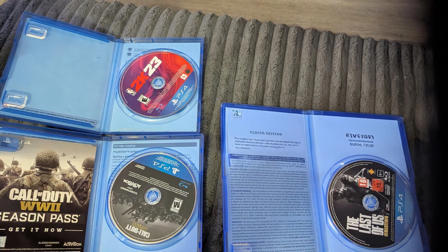 3 PS4 Games Bundle: NBA 2K23, Call of Duty WWII, The Last of Us - photo 3