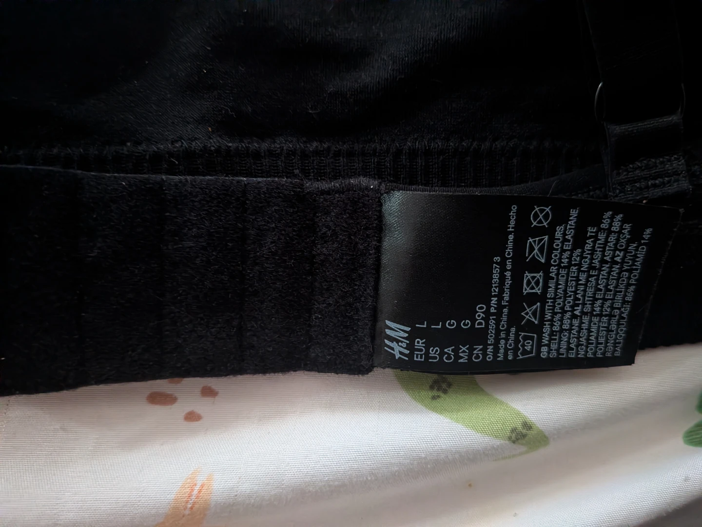 H&M Black Nursing Bra Size L - photo 4